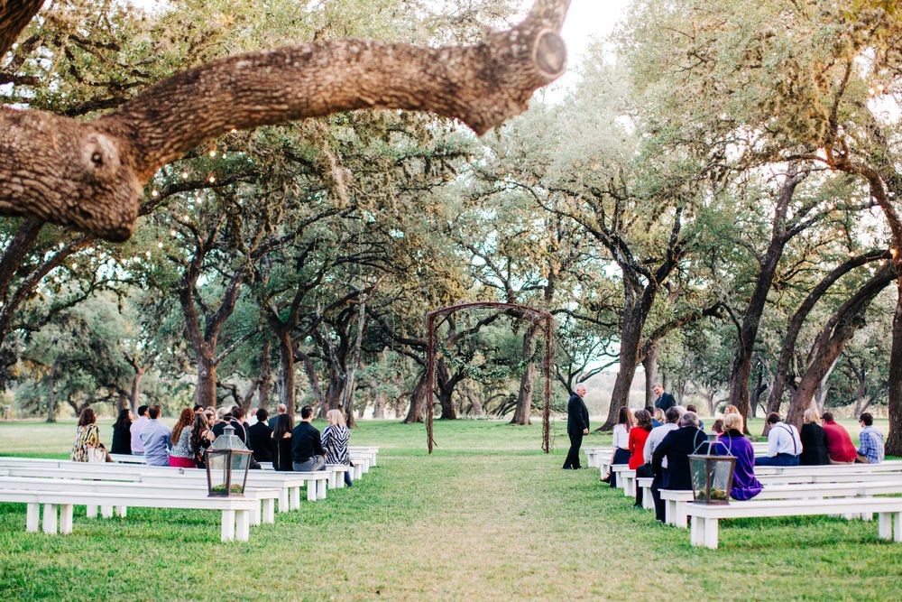 Wedding ceremony photographed in natural light