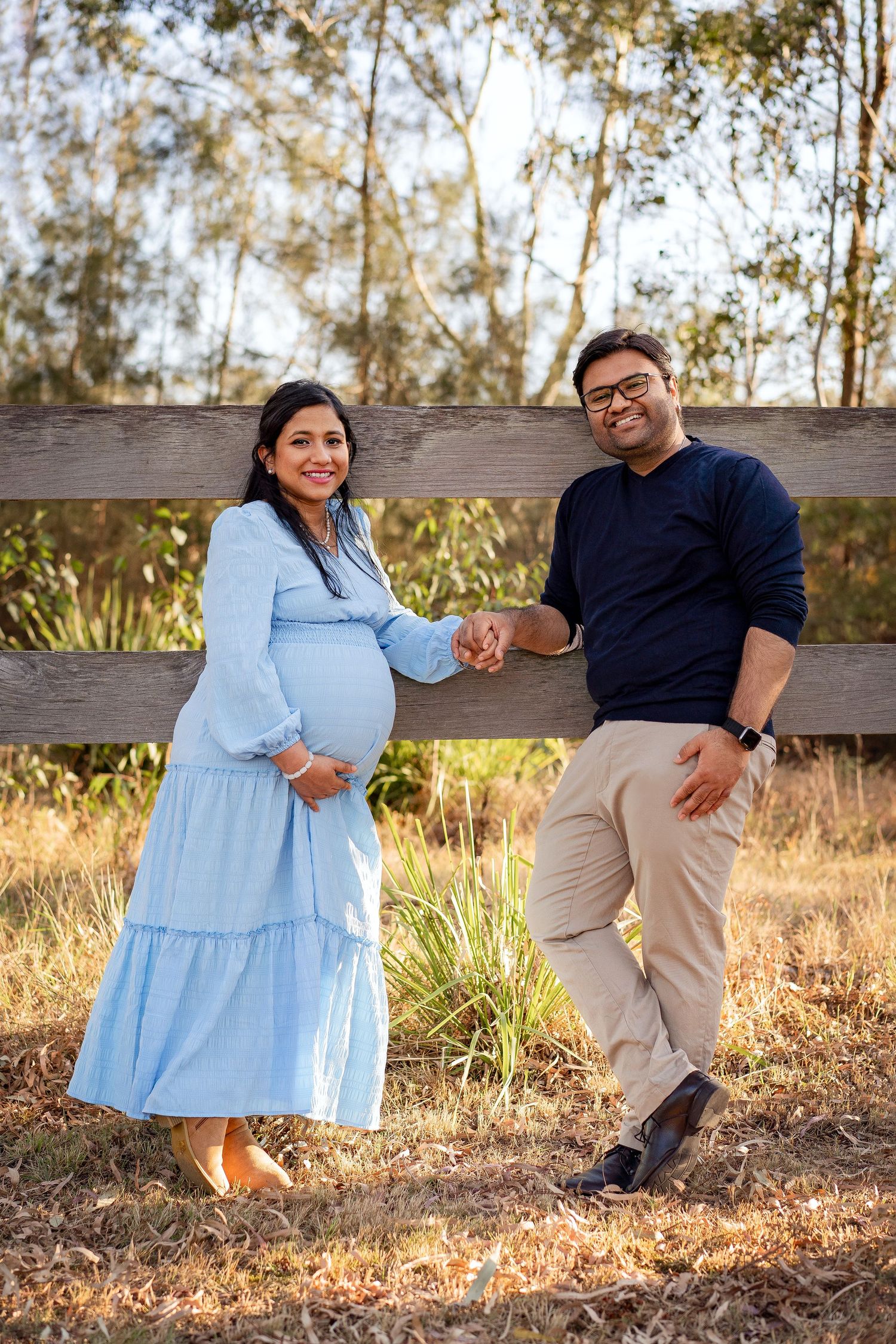 golden hour maternity photoshoot Sydney