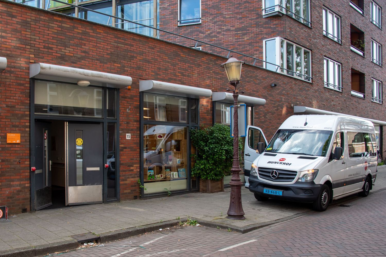 taxi van just dropped off clients at day care for people with noncongenital brain injury