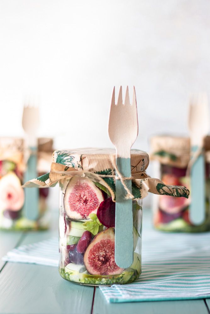 Mediterranean Salad In A Jar - Photo by © Reka Csulak
