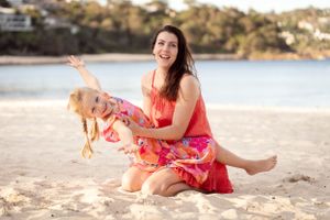 Balmoral beach mom and daughter photoshoot