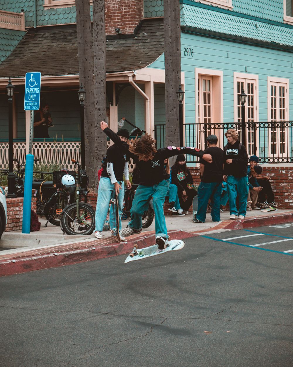 Kid Skating In Carlsbad, CA