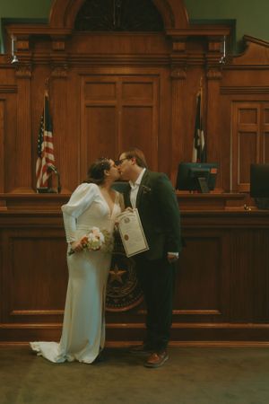 Fort Worth Texas downtown courthouse wedding photography-elopement photographer based in Texas with a vintage look and retro style