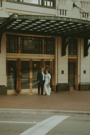 Fort Worth Texas downtown courthouse wedding photography-elopement photographer based in Texas with a vintage look and retro style
