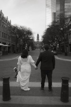 Fort Worth Texas downtown courthouse wedding photography-elopement photographer based in Texas with a vintage look and retro style