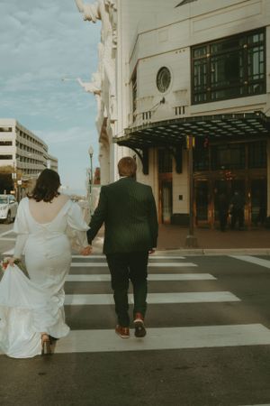 Fort Worth Texas downtown courthouse wedding photography-elopement photographer based in Texas with a vintage look and retro style