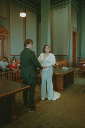 Fort Worth Texas downtown courthouse wedding photography-elopement photographer based in Texas with a vintage look and retro styleFort Worth