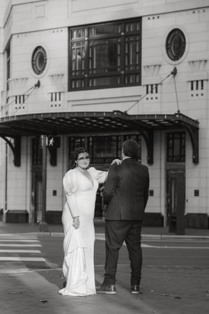 Fort Worth Texas downtown courthouse wedding photography-elopement photographer based in Texas with a vintage look and retro style