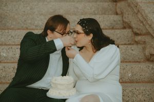 Fort Worth Texas downtown courthouse wedding photography-elopement photographer based in Texas with a vintage look and retro style