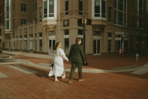 Fort Worth Texas downtown courthouse wedding photography-elopement photographer based in Texas with a vintage look and retro style