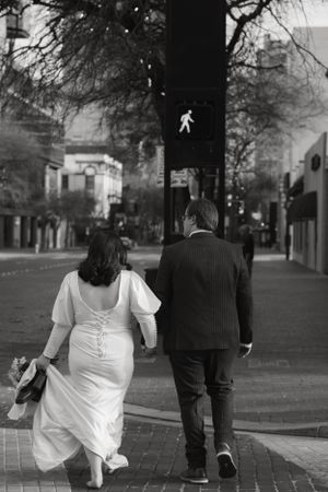 Fort Worth Texas downtown courthouse wedding photography-elopement photographer based in Texas with a vintage look and retro style