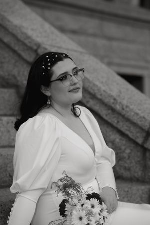 Fort Worth Texas downtown courthouse wedding photography-elopement photographer based in Texas with a vintage look and retro style