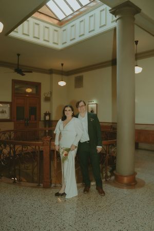 Fort Worth Texas downtown courthouse wedding photography-elopement photographer based in Texas with a vintage look and retro style