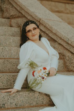 Fort Worth Texas downtown courthouse wedding photography-elopement photographer based in Texas with a vintage look and retro style