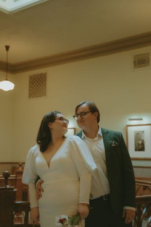 Fort Worth Texas downtown courthouse wedding photography-elopement photographer based in Texas with a vintage look and retro style