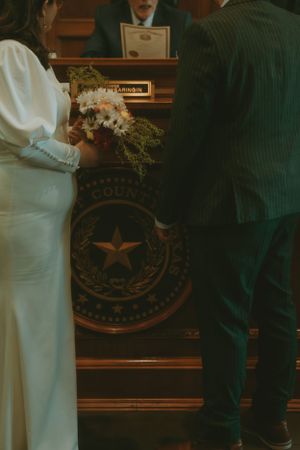 Fort Worth Texas downtown courthouse wedding photography-elopement photographer based in Texas with a vintage look and retro styleFort Worth