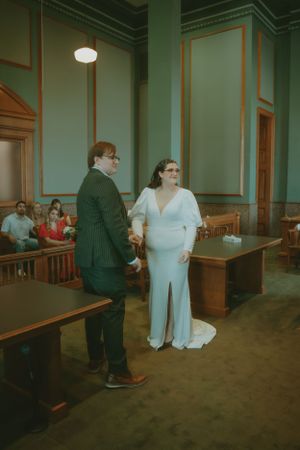 Fort Worth Texas downtown courthouse wedding photography-elopement photographer based in Texas with a vintage look and retro style