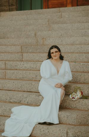 Fort Worth Texas downtown courthouse wedding photography-elopement photographer based in Texas with a vintage look and retro style