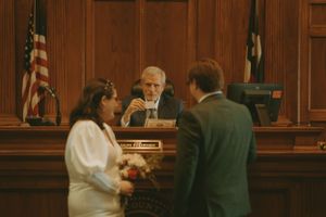 Fort Worth Texas downtown courthouse wedding photography-elopement photographer based in Texas with a vintage look and retro style