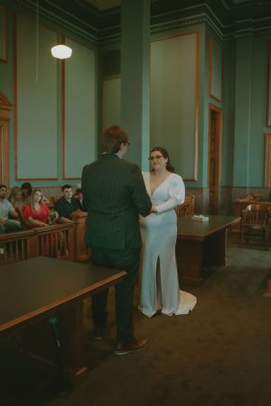 Fort Worth Texas downtown courthouse wedding photography-elopement photographer based in Texas with a vintage look and retro style