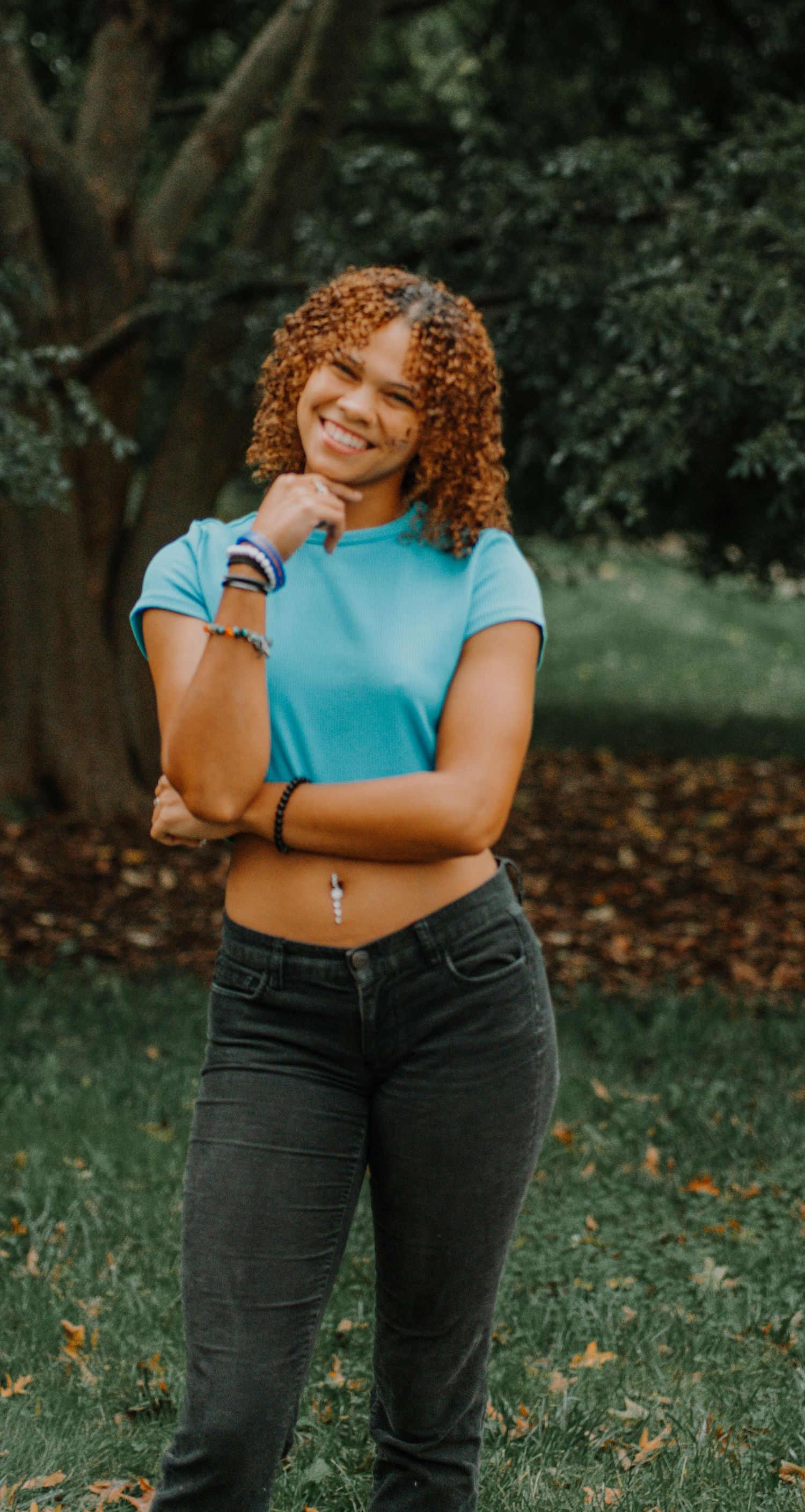 Girl Senior Portraits Inniswood Metro Gardens Columbus, Ohio