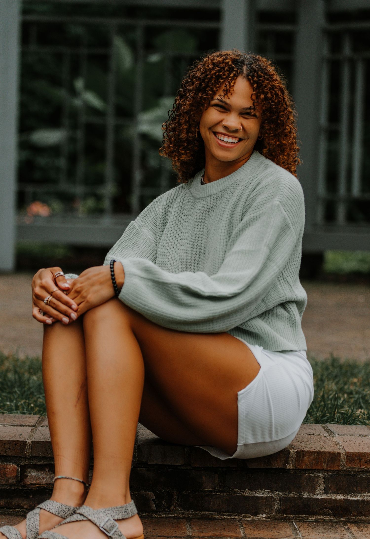 Girl Senior Portraits Inniswood Metro Gardens Columbus, Ohio