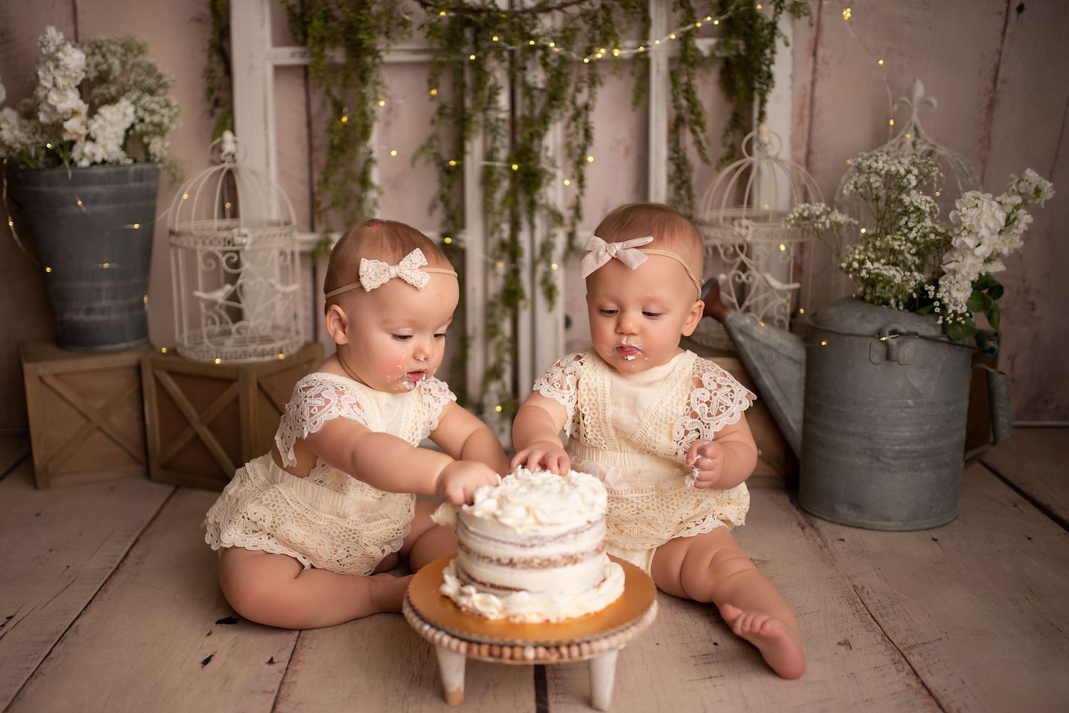 cake smash photography, first birthday photos in vermont