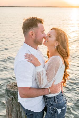 sunset engagement session in New Jersey