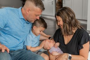 new baby photo session