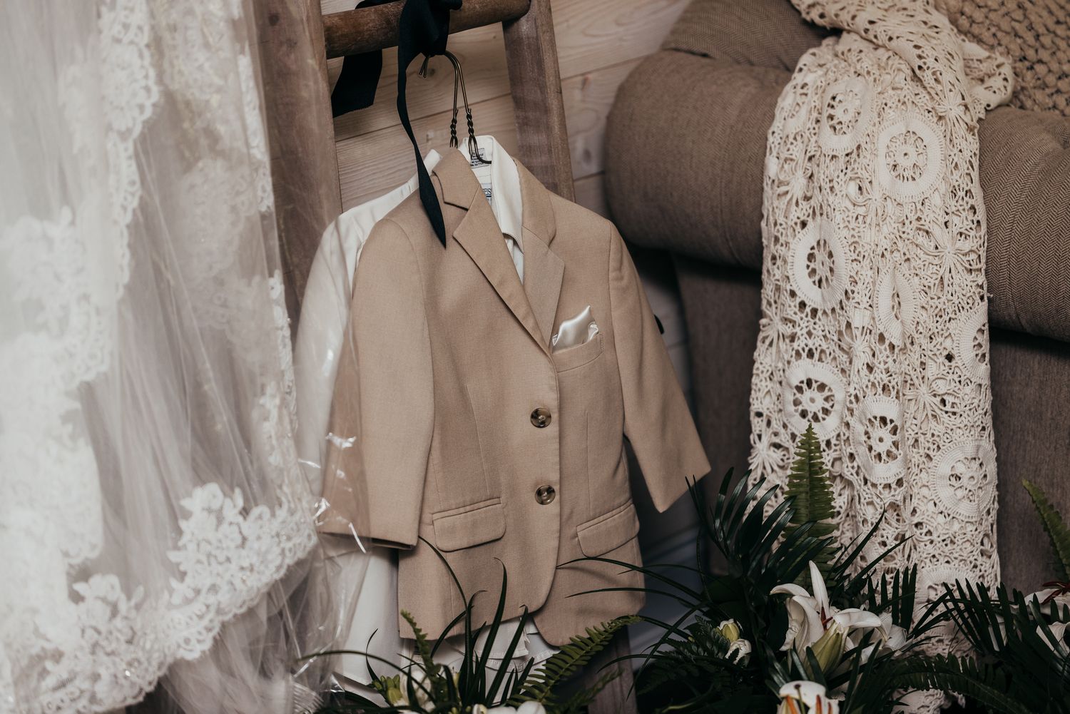 Ring bearer outfit prior to wedding.