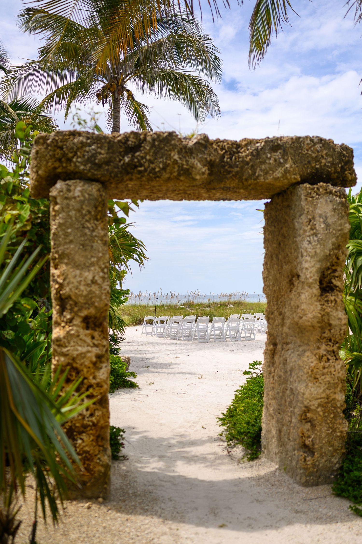 Stone Arch on way to beach.