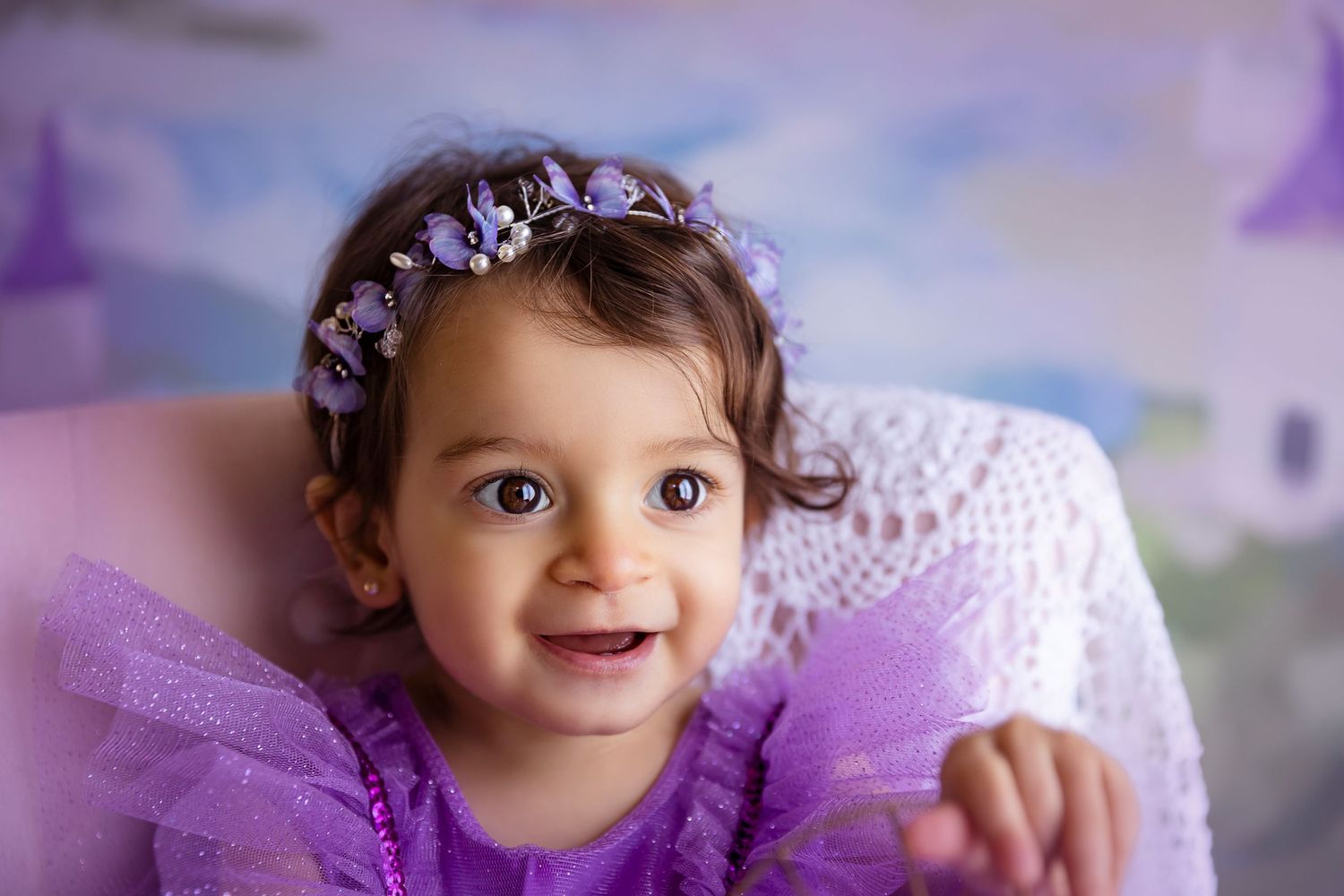 puerto rico baby photographer cake smash princess
