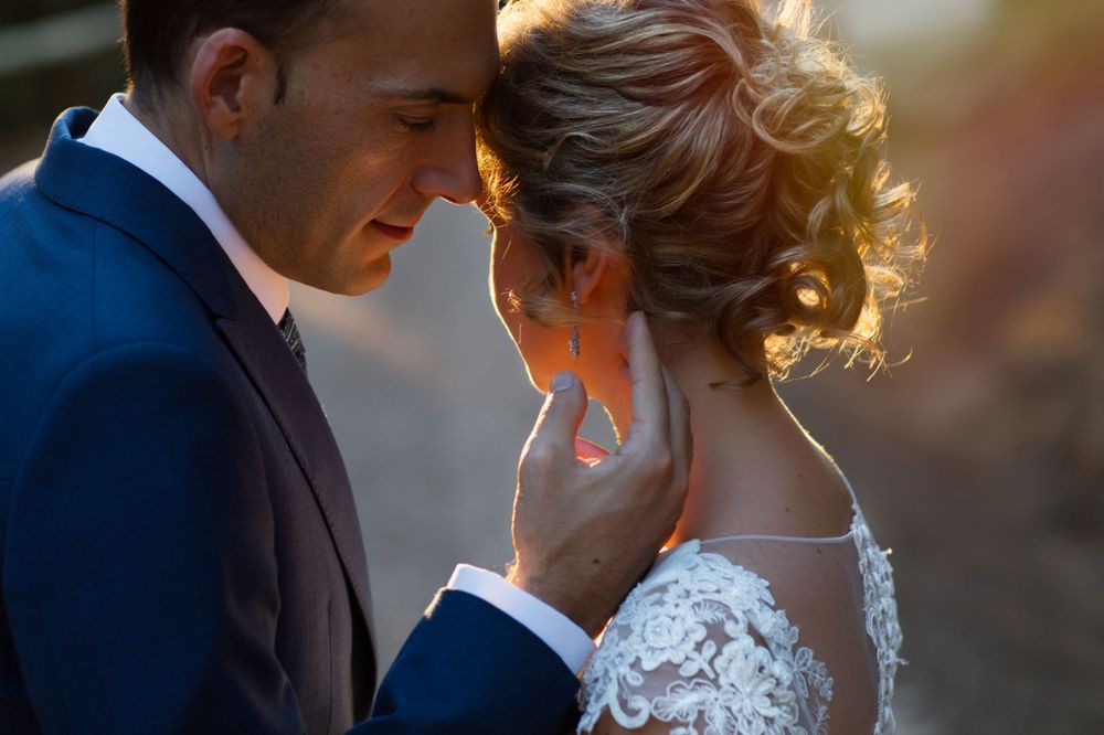 Fotos de boda al atardecer