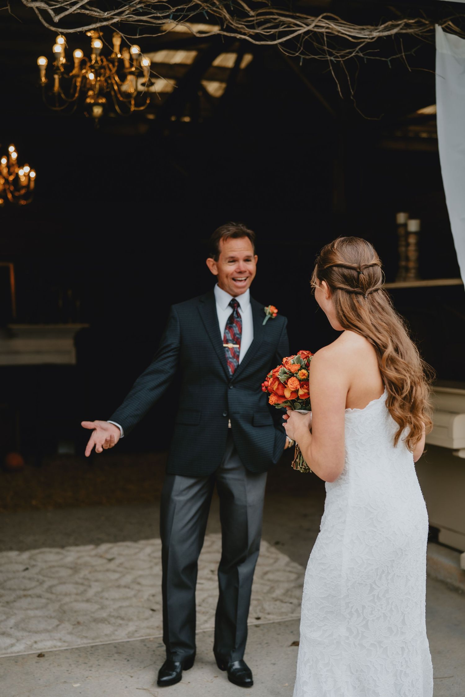 First look photos at Morgan view Farms Wedding, Macon, GA Wedding Venue
