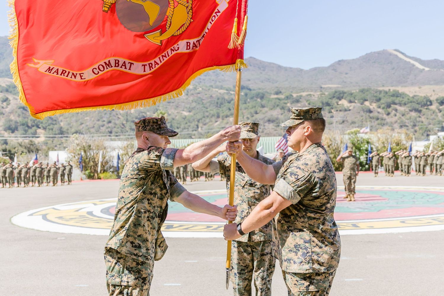 marine corps promotion ceremony