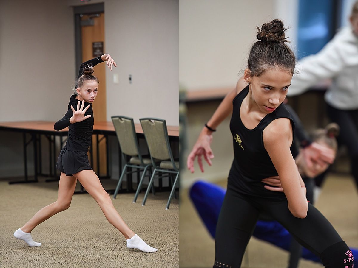 Rhythmic Gymnasts Artistry Training