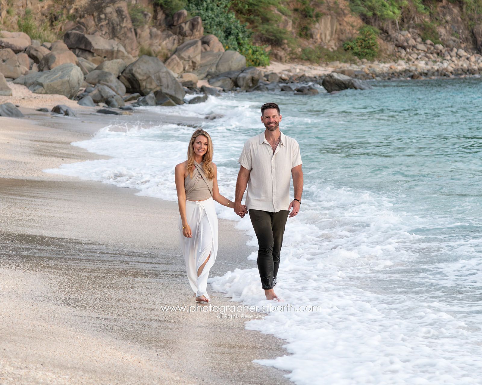 Professional photo session in St Barts