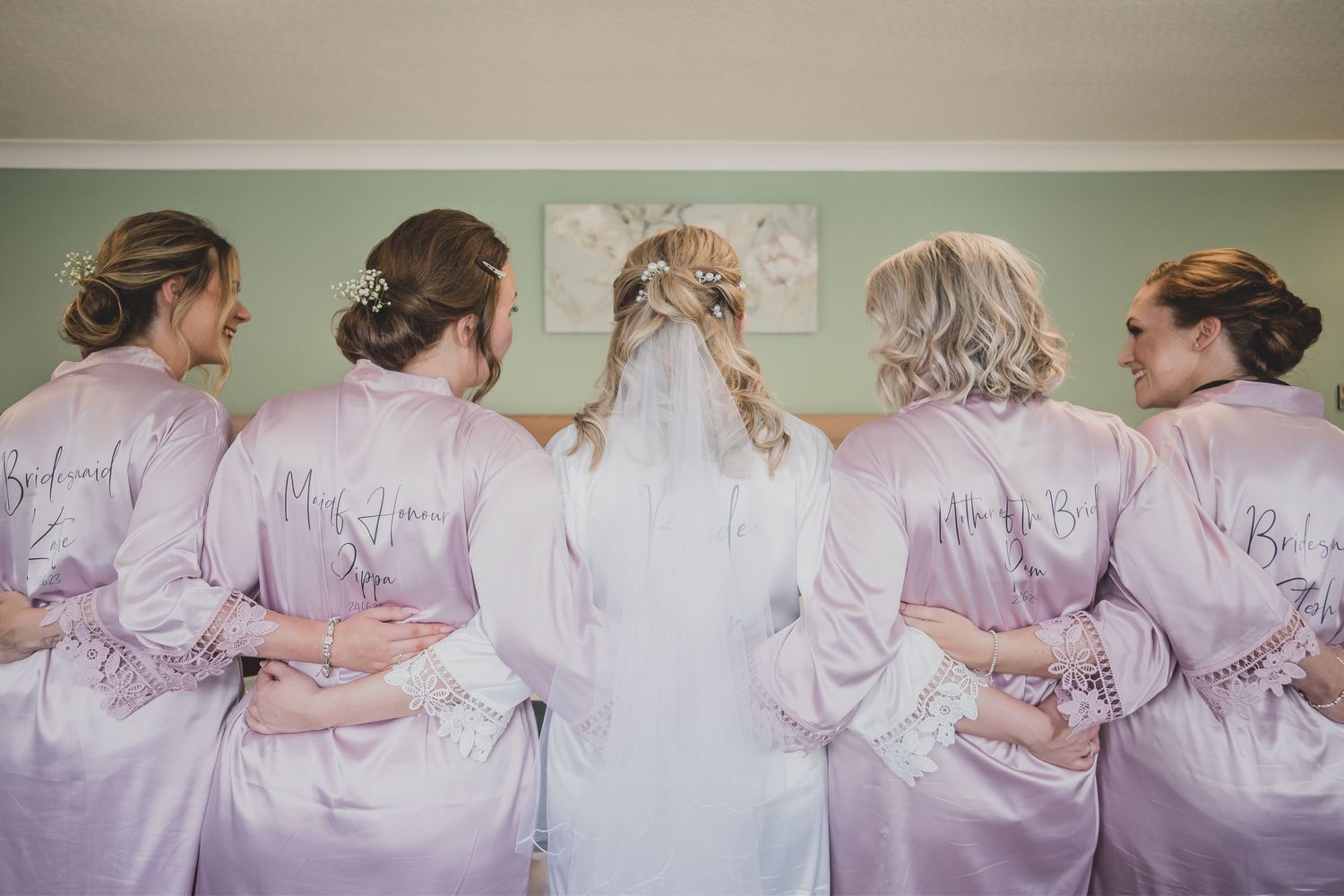 bride bridesmaids wedding bridal prep Last drop village hotel Nantwich Cheshire Bolton Manchester