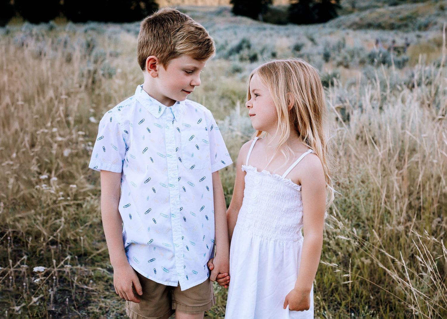children in photoshoot