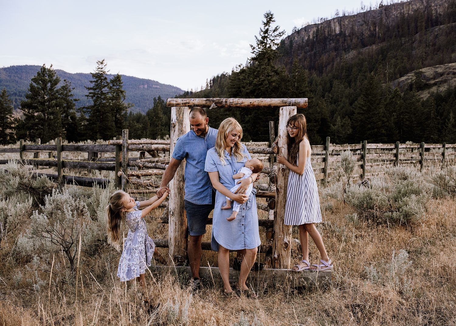 Family session in Penticton
