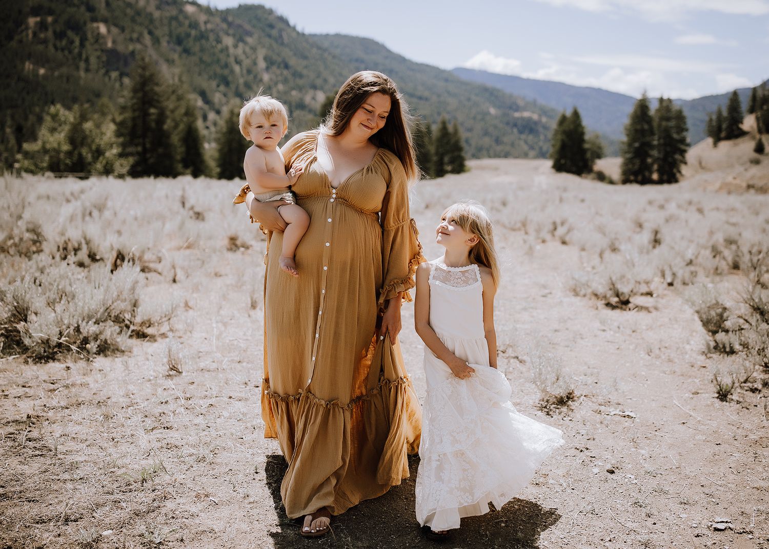 Family photoshoot in Penticton Okanagan BC