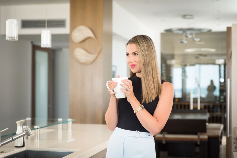 lifestyle real estate agent and coffee