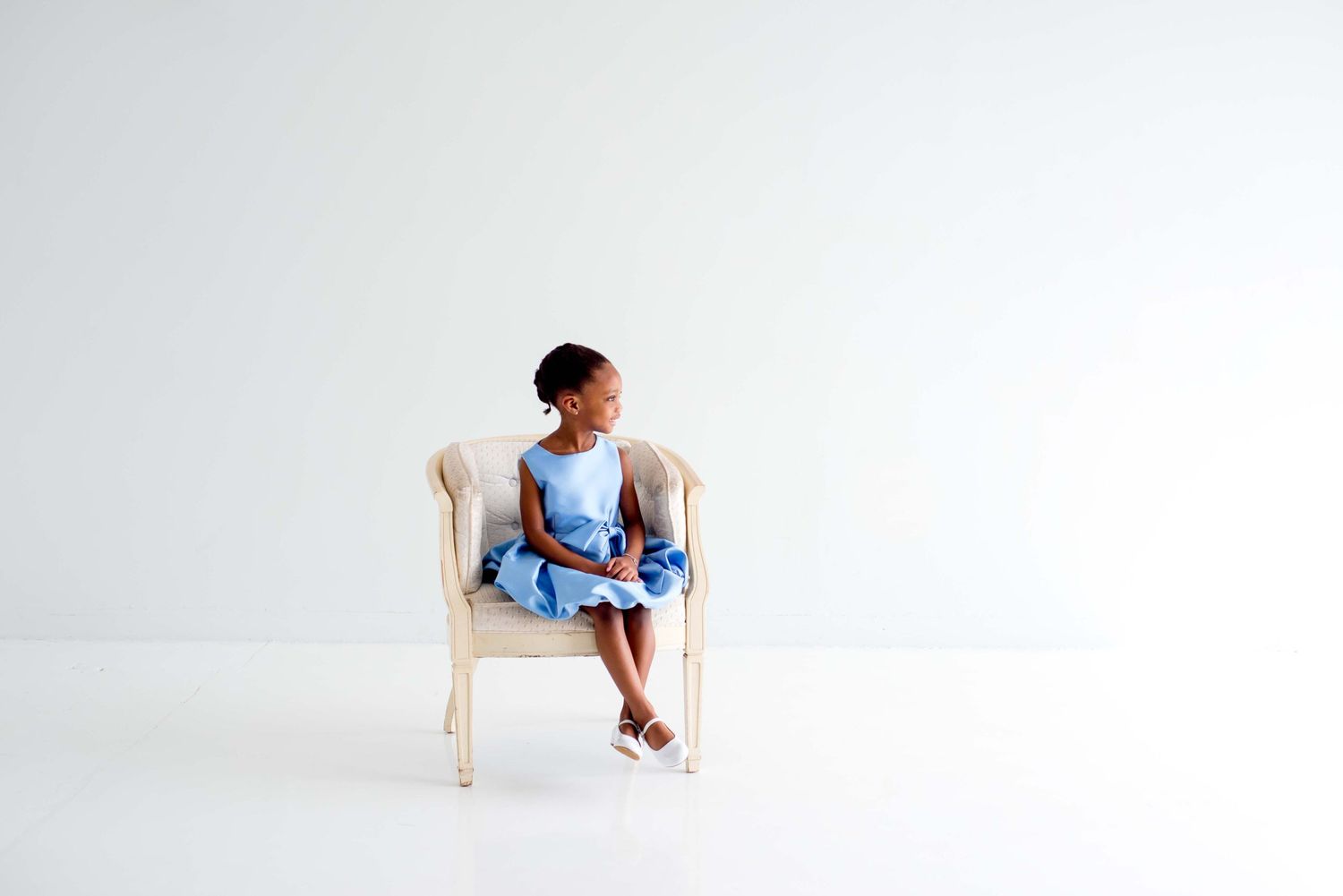 timeless portraits in a white natural light studio houston texas