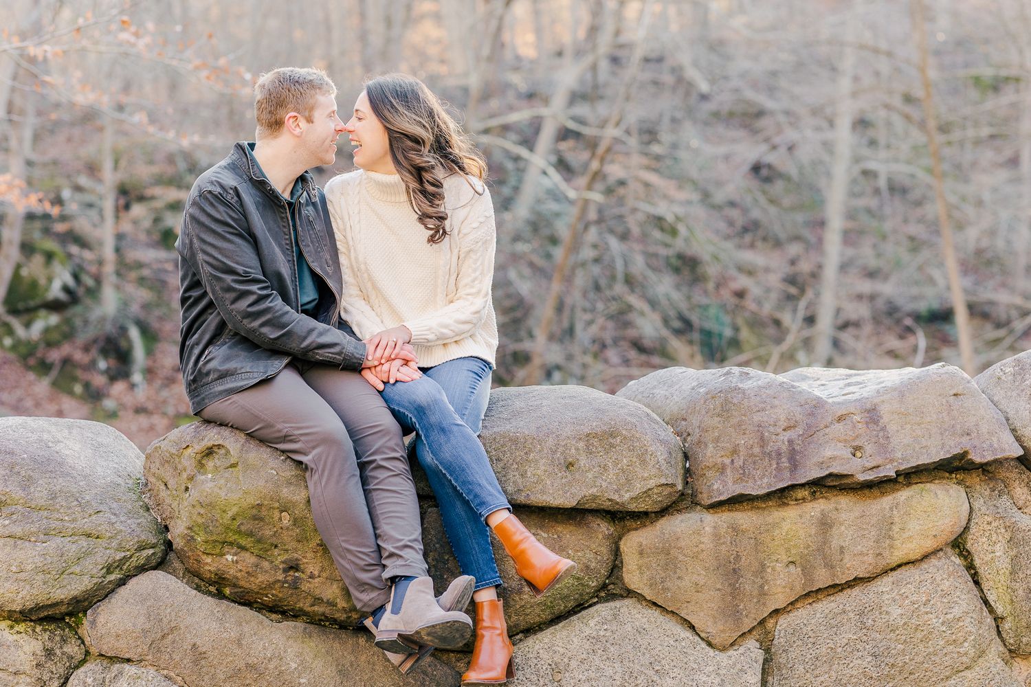 ROCK CREEK PARK ENGAGEMENT PICTURES
