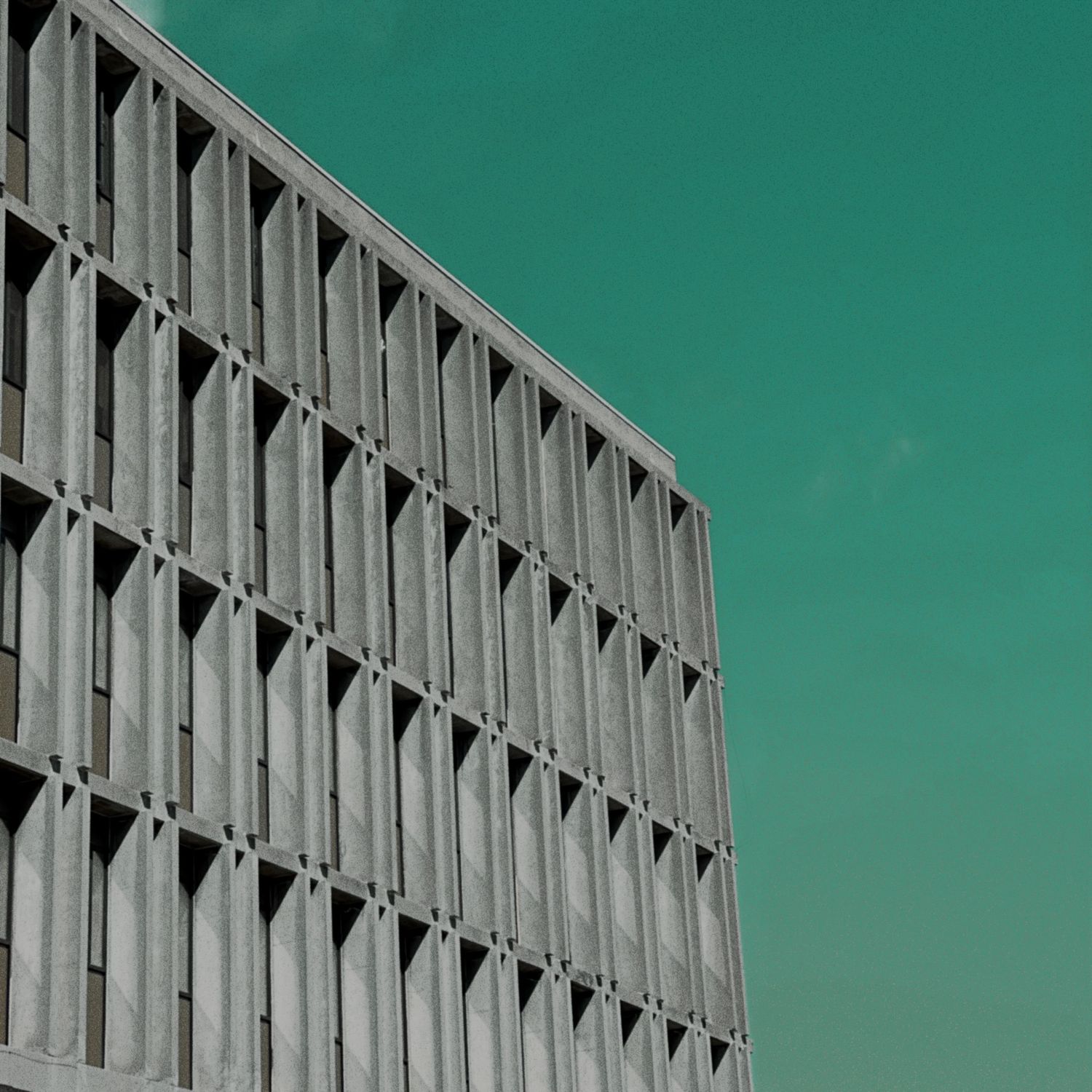 Duboce Teal Sky (San Francisco) - Cement, building