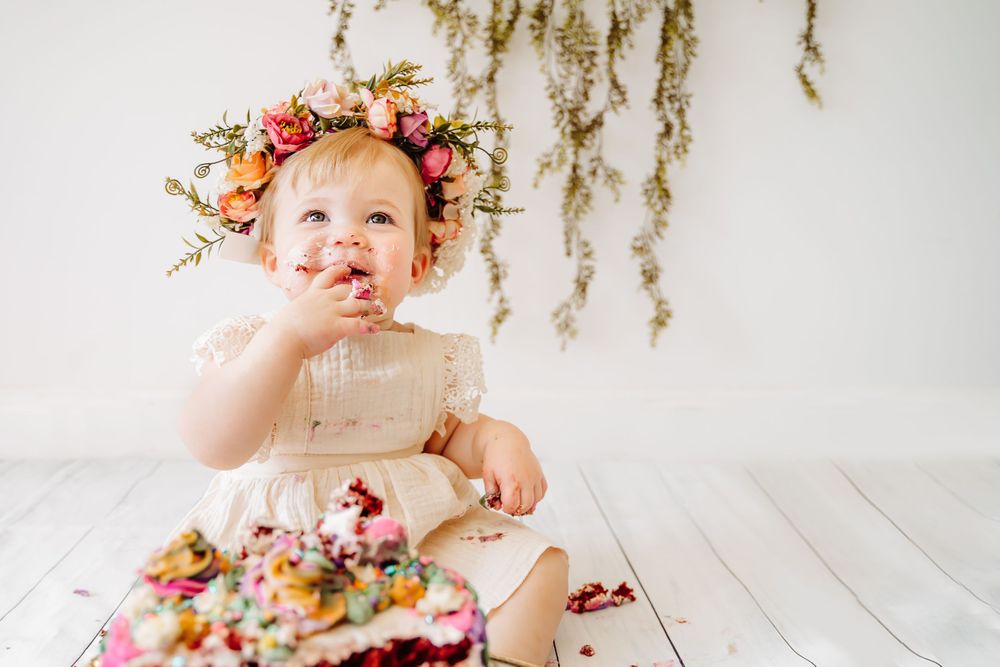 Cake smash Lakeville Minnesota milestone photographer