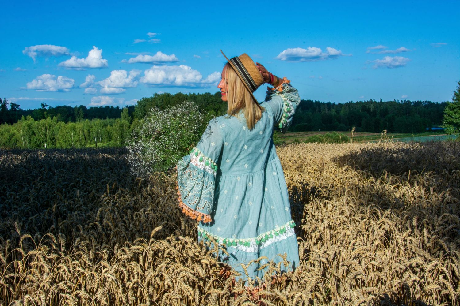 Natural light portrait of women