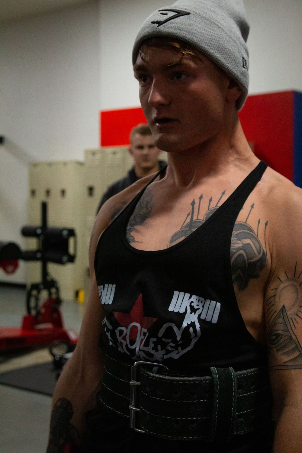 man preparing to deadlift in mertoflex gym in oceanside, ca