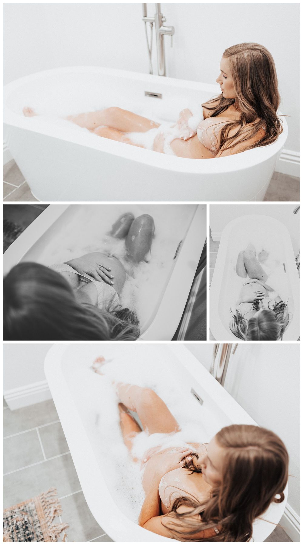maternity photos in bathtub, bathtub maternity photos, nude maternity photos