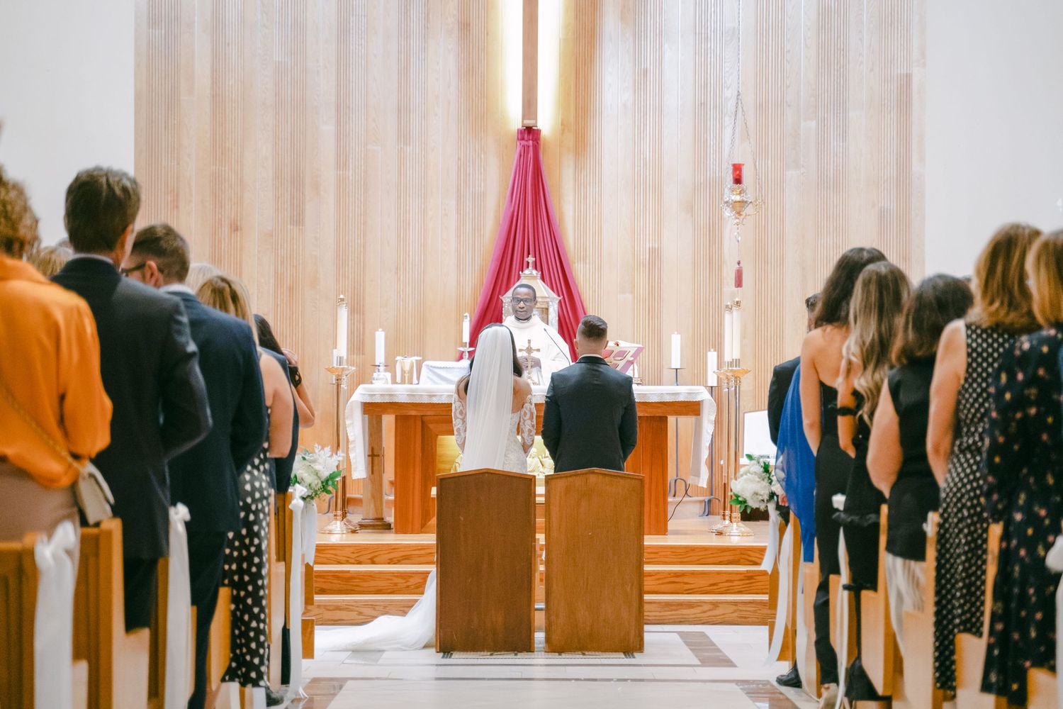 A Couple Getting Married In A Church